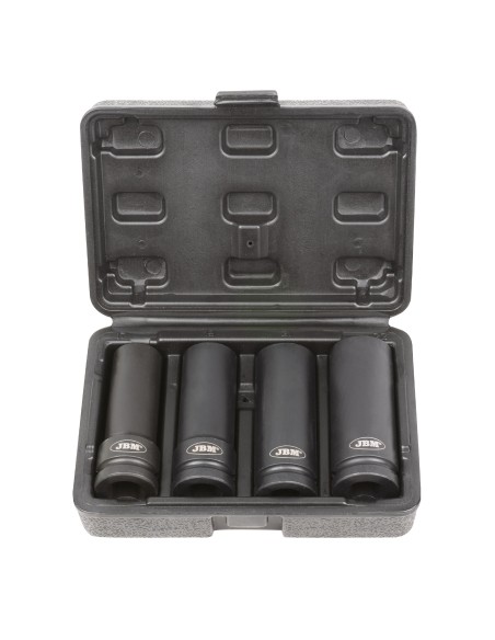 SET DE 4 VASOS DE IMPACTO PARA TORNILLOS DE SEGURIDAD