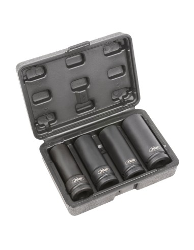 SET DE 4 VASOS DE IMPACTO PARA TORNILLOS DE SEGURIDAD
