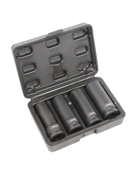 SET DE 4 VASOS DE IMPACTO PARA TORNILLOS DE SEGURIDAD