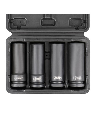 SET DE 4 VASOS DE IMPACTO PARA TORNILLOS DE SEGURIDAD