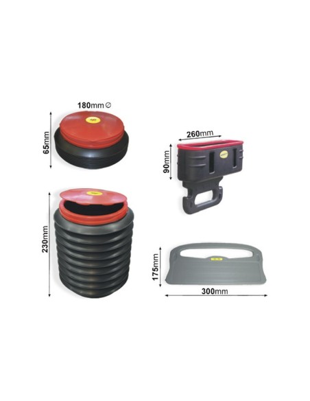 SET ORGANIZADOR DE MALETERO MULTIFUNCIONAL