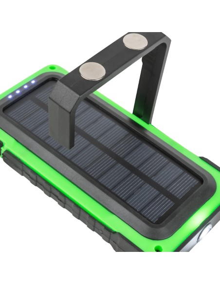 FARO LED PORTÁTIL CON BASE IMANTADA SOLAR RECARGABLE - 800LM
