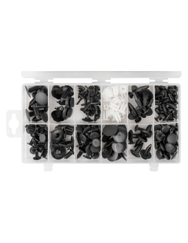 ESTUCHE DE CLIPS PLÁSTICOS FORD 169PCS