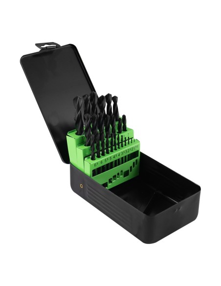 ESTUCHE DE BROCAS HELICOIDALES 1-13MM HSS 4241 NEGRO