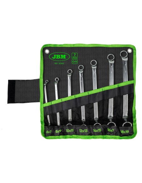 SET DE 7 LLAVES ACODADAS DE 12 CANTOS