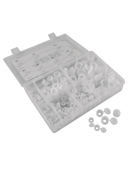 ESTUCHE DE PASACABLES DE GOMA 180PCS