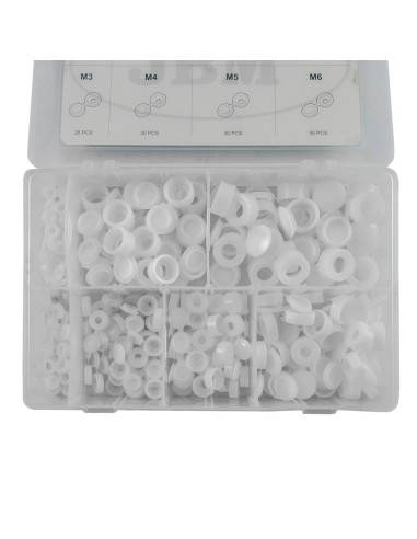 ESTUCHE DE PASACABLES DE GOMA 180PCS
