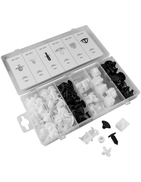 ESTUCHE DE CLIPS PLÁSTICOS MERCEDES-BENZ 95PCS