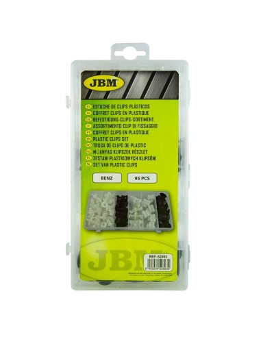 ESTUCHE DE CLIPS PLÁSTICOS MERCEDES-BENZ 95PCS