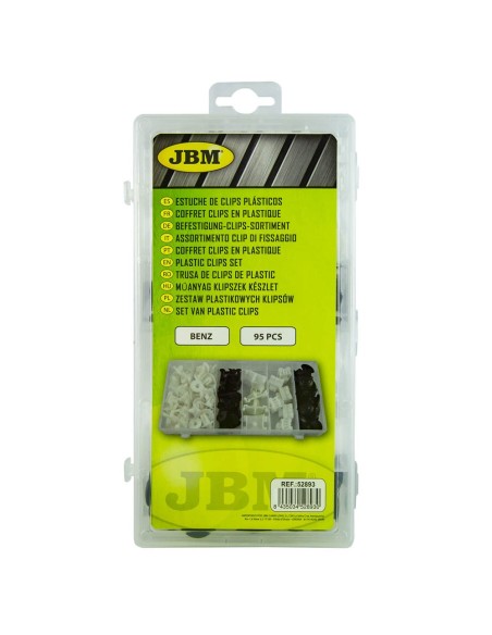ESTUCHE DE CLIPS PLÁSTICOS MERCEDES-BENZ 95PCS