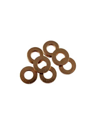 BOLSA DE 50 ARANDELAS DE COBRE PARA INYECTORES (15,0 X 7,5 X 3,0MM)