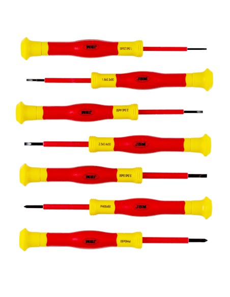 SET DE 7 DESTORNILLADORES AISLADOS 1.000V