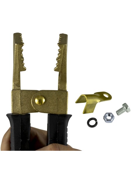 PINZA PARA CABLE DE ARRANQUE - LATÓN - NEGRA