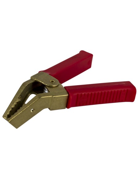PINZA PARA CABLE DE ARRANQUE - LATÓN - ROJA