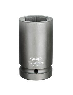 VASO DE IMPACTO LARGO HEX. 1" 32MM