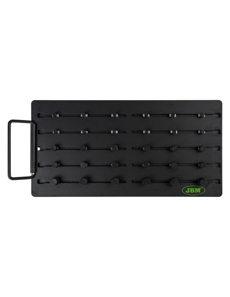 SISTEMA DE ORAGANIZACIÓN MAGNÉTICO DE LLAVES DE VASO, 38PCS