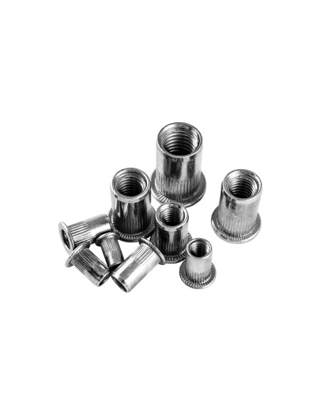 ESTUCHE DE REMACHES TUERCA DE ALUMINIO 150PCS