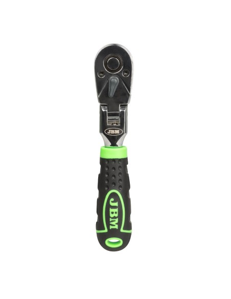 CARRACA DE 1/2" ARTICULADA CON CABEZAL DE 72 DIENTES 175MM