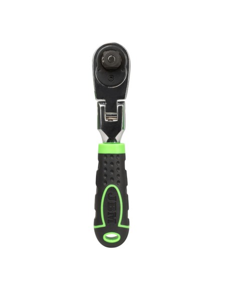 CARRACA DE 1/2" ARTICULADA CON CABEZAL DE 72 DIENTES 175MM