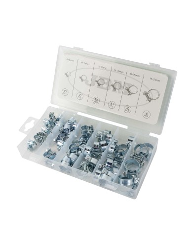 ESTUCHE DE ABRAZADERAS MINI PARA TUBOS 56PCS