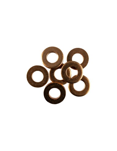 BOLSA DE 50 ARANDELAS DE COBRE PARA INYECTORES (15,0 X 7,5 X 2,5MM)