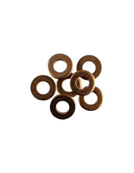 BOLSA DE 50 ARANDELAS DE COBRE PARA INYECTORES (15,0 X 7,5 X 2,5MM)