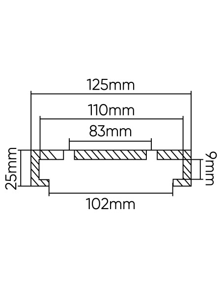 TACO DE GOMA PARA ELEVADOR SLIFT/IME 125MM