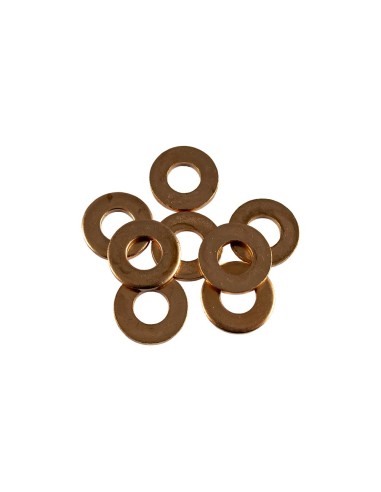 BOLSA DE 50 ARANDELAS DE COBRE PARA INYECTORES (16,0 X 7,5 X 2,0MM)
