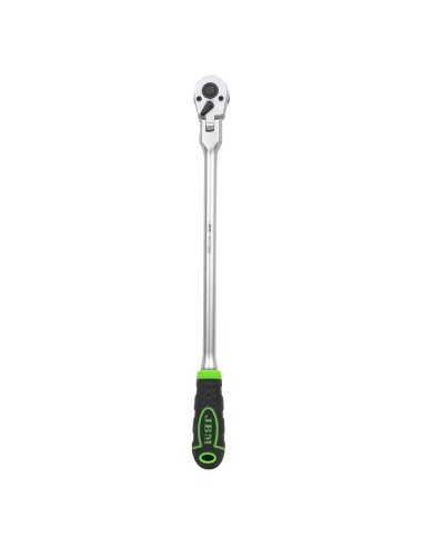 CARRACA DE 1/4" ARTICULADA EXTRA LARGA DE 305MM CON CABEZAL DE 72 DIENTES