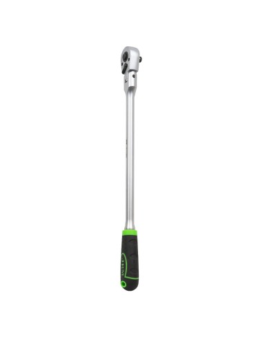 CARRACA DE 1/4" ARTICULADA EXTRA LARGA DE 305MM CON CABEZAL DE 72 DIENTES