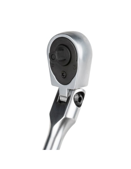 CARRACA DE 1/4" ARTICULADA EXTRA LARGA DE 305MM CON CABEZAL DE 72 DIENTES