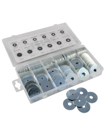 ESTUCHE DE ARANDELAS DE HIERRO SOBREMEDIDA 240PCS