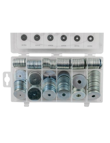 ESTUCHE DE ARANDELAS DE HIERRO SOBREMEDIDA 240PCS