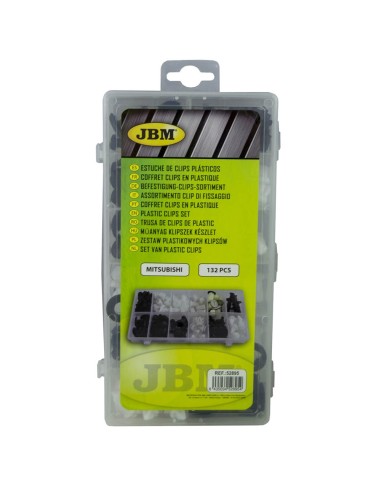 ESTUCHE DE CLIPS PLÁSTICOS MITSUBISHI 134PCS