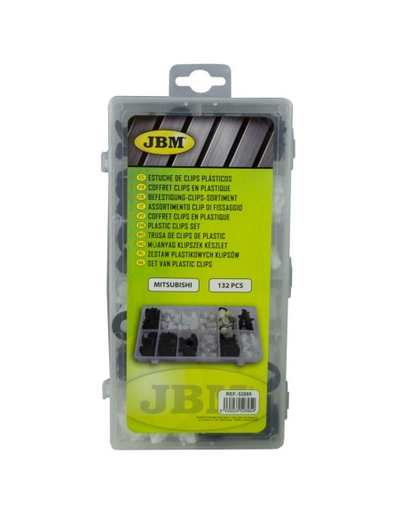 ESTUCHE DE CLIPS PLÁSTICOS MITSUBISHI 134PCS
