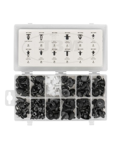 ESTUCHE DE CLIPS PLÁSTICOS NISSAN 139PCS