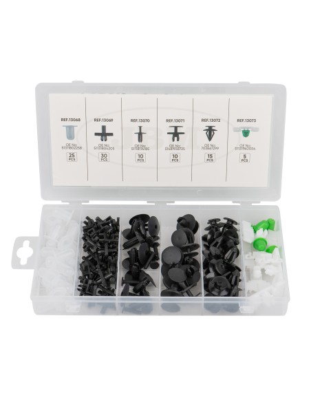 ESTUCHE DE CLIPS PLÁSTICOS BMW 95PCS