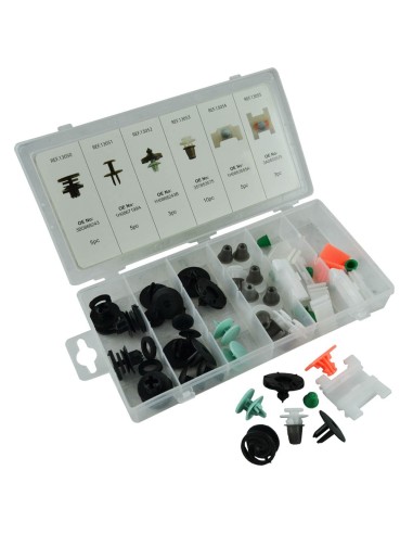 ESTUCHE DE CLIPS PLÁSTICOS AUDI 31PCS