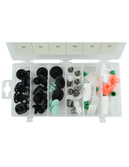 ESTUCHE DE CLIPS PLÁSTICOS AUDI 31PCS