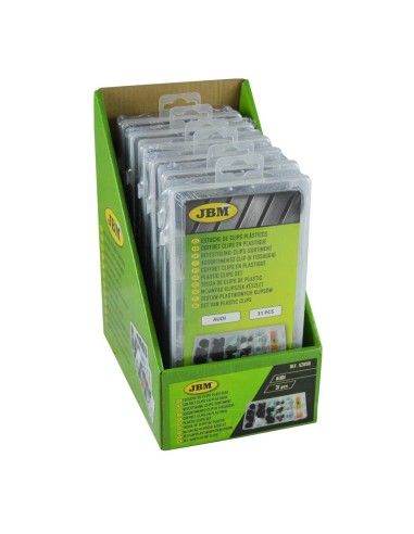 ESTUCHE DE CLIPS PLÁSTICOS AUDI 31PCS