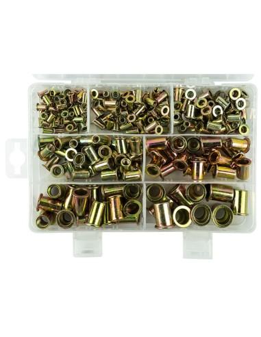 ESTUCHE DE REMACHES TUERCA 235PCS