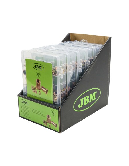 ESTUCHE DE REMACHES TUERCA 235PCS