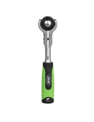 CARRACA DE 1/4" CON CABEZAL GIRATORIO DE 72 DIENTES 145MM