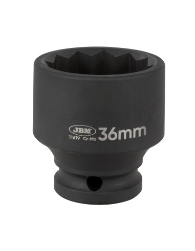 VASO DE IMPACTO CORTO DE 12 CANTOS - 1/2" 36MM