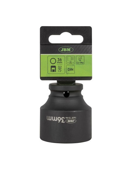 VASO DE IMPACTO CORTO DE 12 CANTOS - 1/2" 36MM