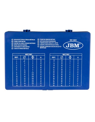 ESTUCHE DE JUNTAS TÓRICAS - MÉTRICAS 386PCS