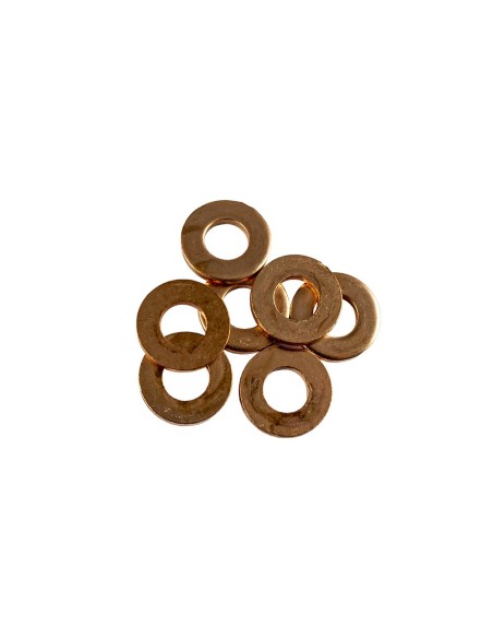BOLSA DE 50 ARANDELAS DE COBRE PARA INYECTORES (15,5 X 7,5 X 2,0MM)