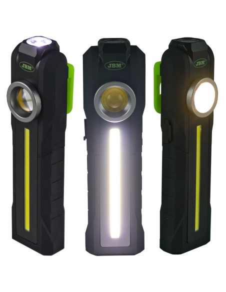 MINI LÁMPARA LED CON BASE ARTICULADA IMANTADA - 300LM