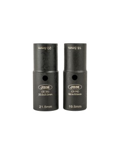 SET DE 2 VASOS DE IMPACTO 1/2" PARA LLANTAS DE ALUMINIO DE FORD
