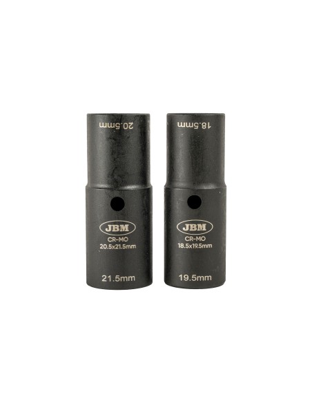 SET DE 2 VASOS DE IMPACTO 1/2" PARA LLANTAS DE ALUMINIO DE FORD